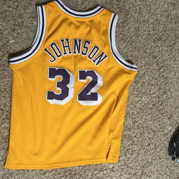 LA lakers Magic Johnson 1985-1985 jersey - Picture 3 of 4
